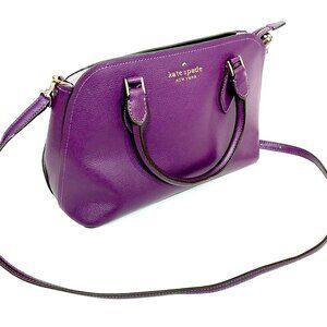 kate spade Purple Darcy Small Leather Satchel Bag